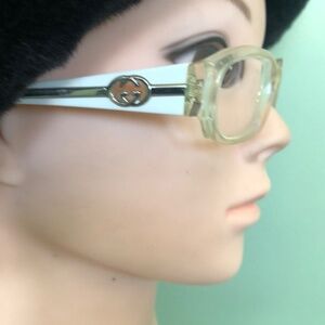 Gucci Authentic Women's White Glasses